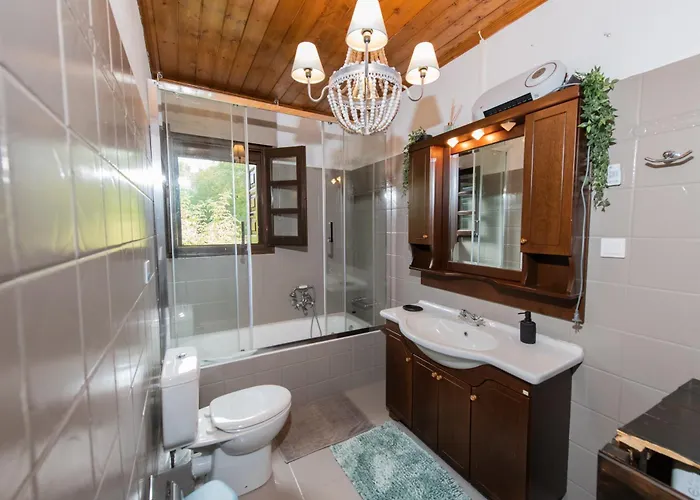 Semesterbostad Dandy - Sky Blue Pansy - Jacuzzi Tsagarada